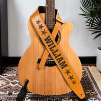Custom-Name,-Guitar-Lover-Personalized-Leather-Guitar-Strap-5