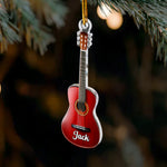 Custom-Name, Guitar Type Christmas Gift For Guitarist, Guitar Lovers - Personalized Ornament 3