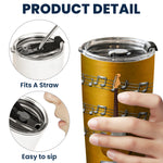Custom-Name & Guitar Type For Guitarist, Guitar Lover - Personalized Tumbler 6