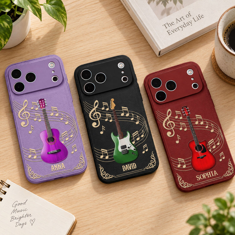 Custom-Name-&-Guitar-Type-Gift-For-Guitar-Lovers,-Guitarist-Personalized-Phone-Case-1