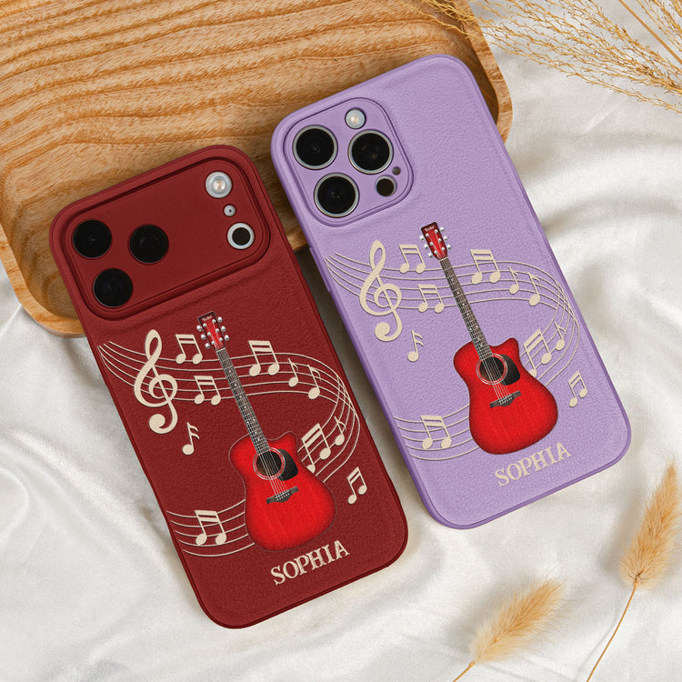 Custom-Name-&-Guitar-Type-Gift-For-Guitar-Lovers,-Guitarist-Personalized-Phone-Case-2
