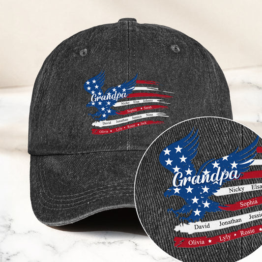 Custom-Name-Kids,-American-Flag,-Father'S-Dau-Gift-For-Grandpa,-Dad-Personalized-Cap-1