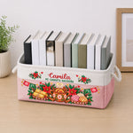 Custom-Name--Mexican-Navidad-Ponche-Conchas-Tamales--Personalized-Storage-Basket-2