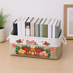 Custom-Name--Mexican-Navidad-Ponche-Conchas-Tamales--Personalized-Storage-Basket-3