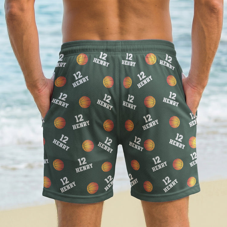 Custom-Name,-Number-Baseball,-Basketball,-Football,-Hockey-Personalized-Shorts-2