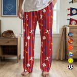 Custom Name & Number For Baseball, Softball, Soccer, Football, Basketball, Hockey Lover - Personalized Lounge Pants
