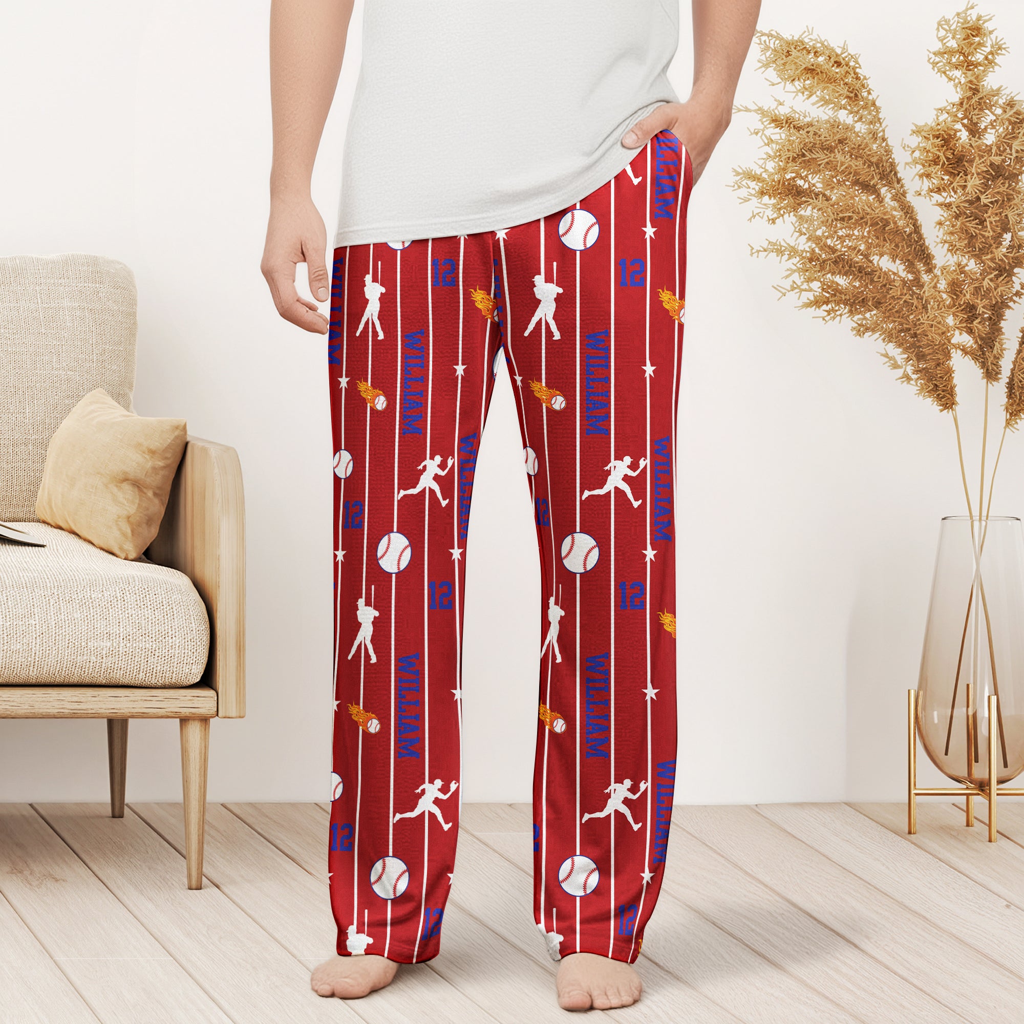 Custom-Name-&-Number-For-Baseball,-Softball,-Soccer,-Football,-Basketball,-Hockey-Lover-Personalized-Lounge-Pants-2