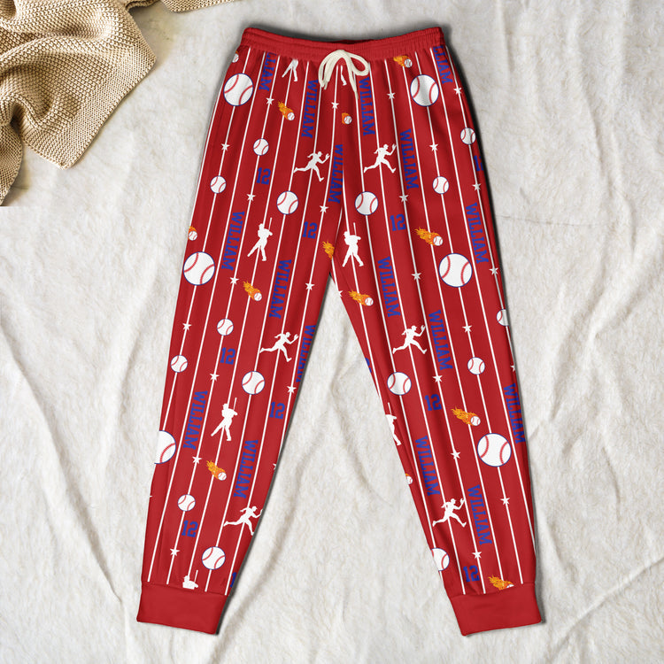 Custom-Name-&-Number-For-Baseball,-Softball,-Soccer,-Football,-Basketball,-Hockey-Lover-Personalized-Lounge-Pants-Personalized-Sweatpants-2