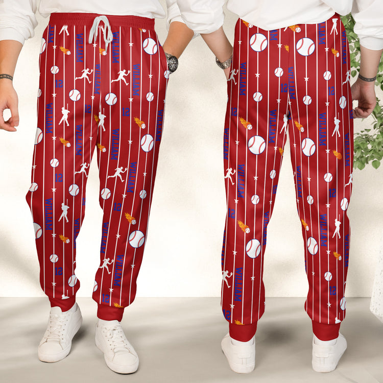 Custom-Name-&-Number-For-Baseball,-Softball,-Soccer,-Football,-Basketball,-Hockey-Lover-Personalized-Lounge-Pants-Personalized-Sweatpants-3