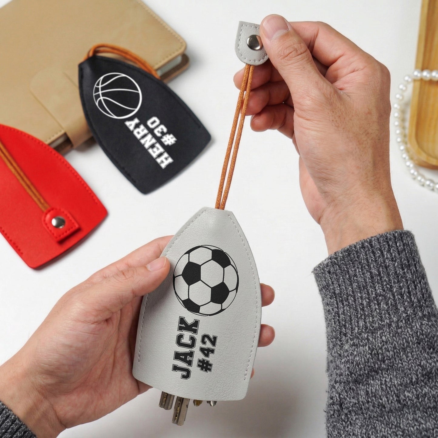 Custom-Name,-Number,-Sport-Lover,-Baseball,-Basketball,-Football-Personalized-Key-Case-2