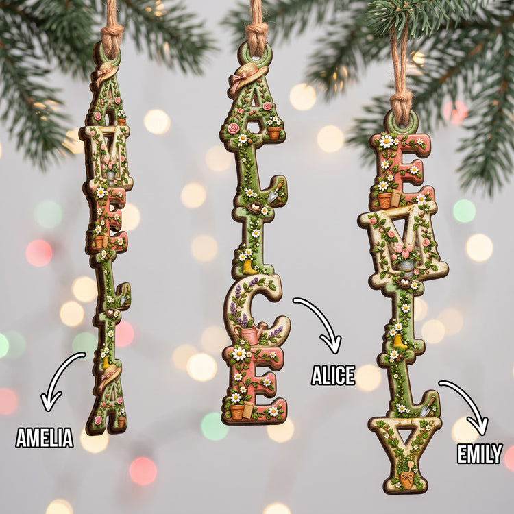 Custom-Name-Ornament-Gift-For-Her,-Garden-Lover-Personalized-Ornament1