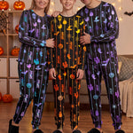 Custom-Name-Spooky-Halloween-Family-Matching-Outfits-For-Kid,-Parents-Personalized-Pyjamas-1