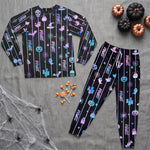 Custom-Name-Spooky-Halloween-Family-Matching-Outfits-For-Kid,-Parents-Personalized-Pyjamas-3