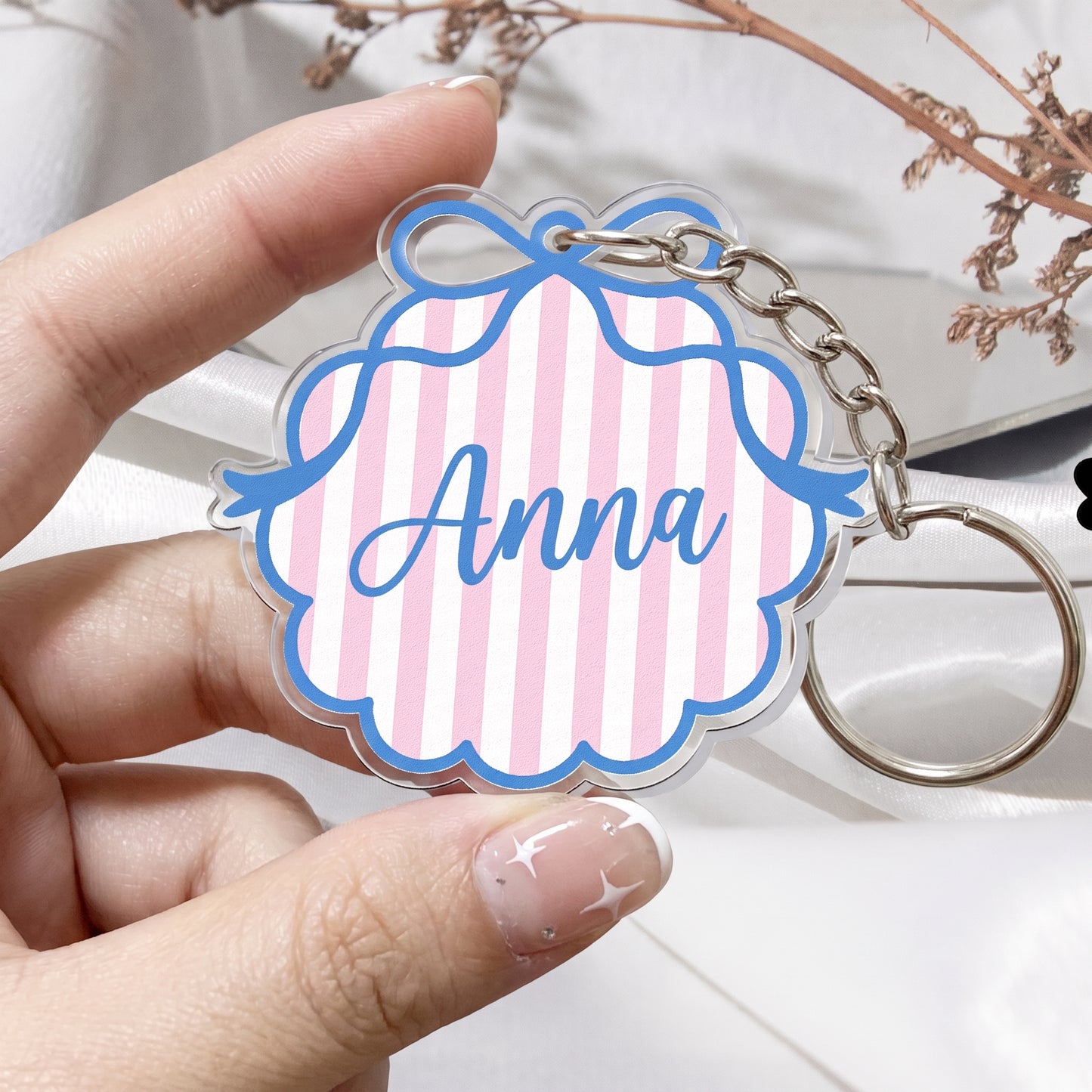 Custom-Name-Striped-Pattern-Back-To-School-Gifts-Personalized-Keychain4