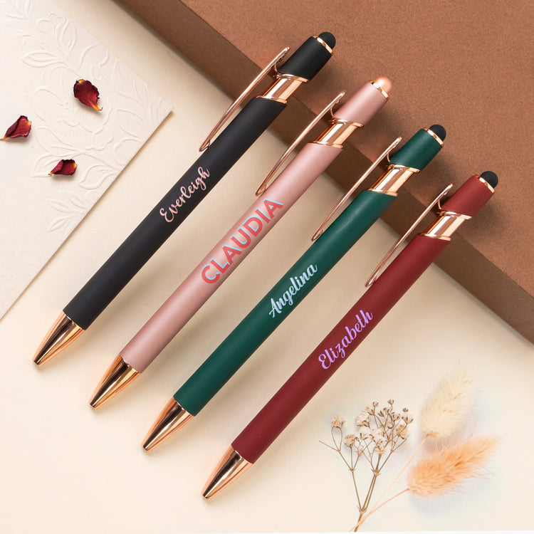 Custom-Name-Trendy-Shadow-Font-For-Her,-Coworkers,-Friends,-Daughter-Personalized-Pens-1