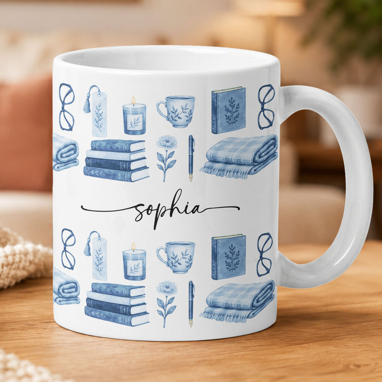 Custom-Name-Watercolor-Style-Book-Lovers-Book-Club-Gift-Personalized-Mug-2