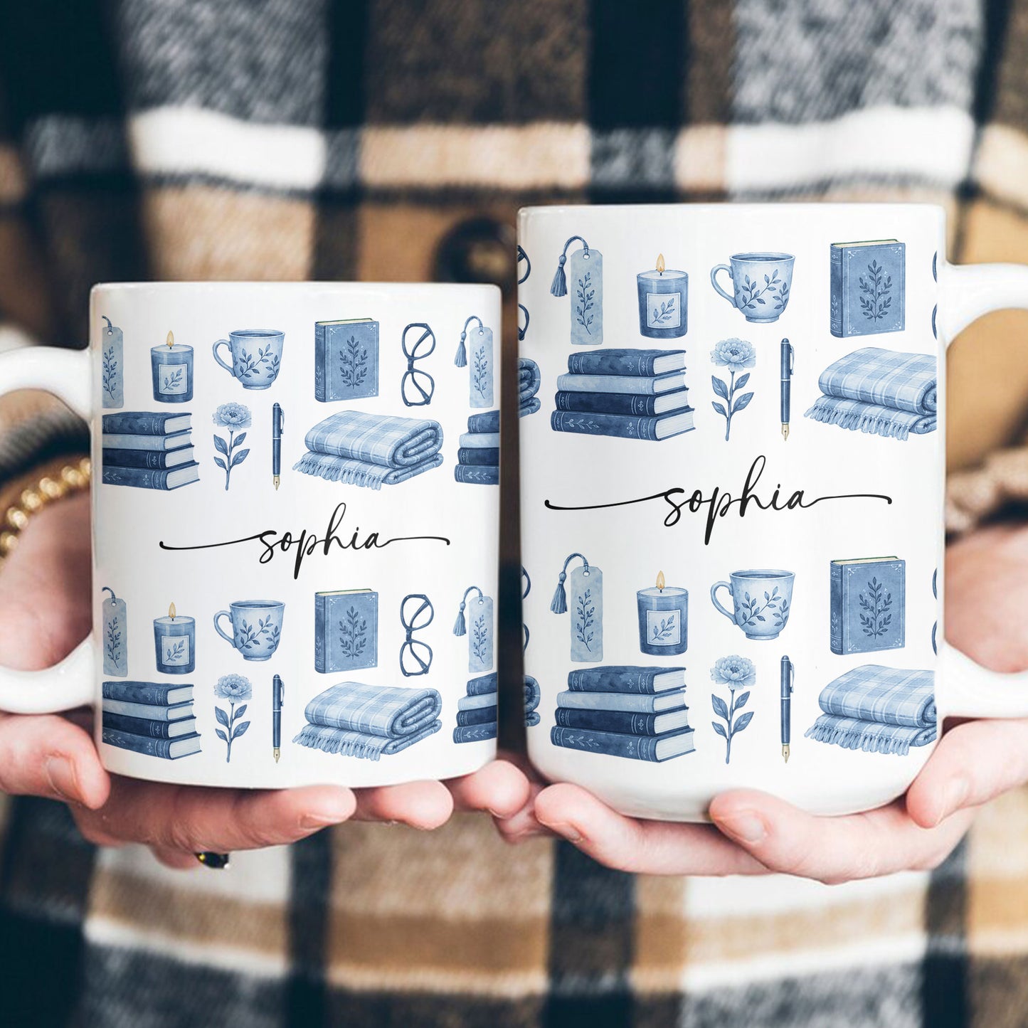 Custom-Name-Watercolor-Style-Book-Lovers-Book-Club-Gift-Personalized-Mug-4