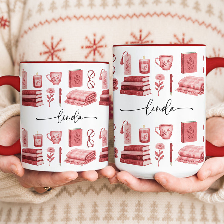 Custom-Name-Watercolor-Style-Book-Lovers-Book-Club-Gift-Personalized-Mug-5