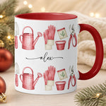Custom-Name-Watercolor-Style-Gardening-Mug-Personalized-Mug-3