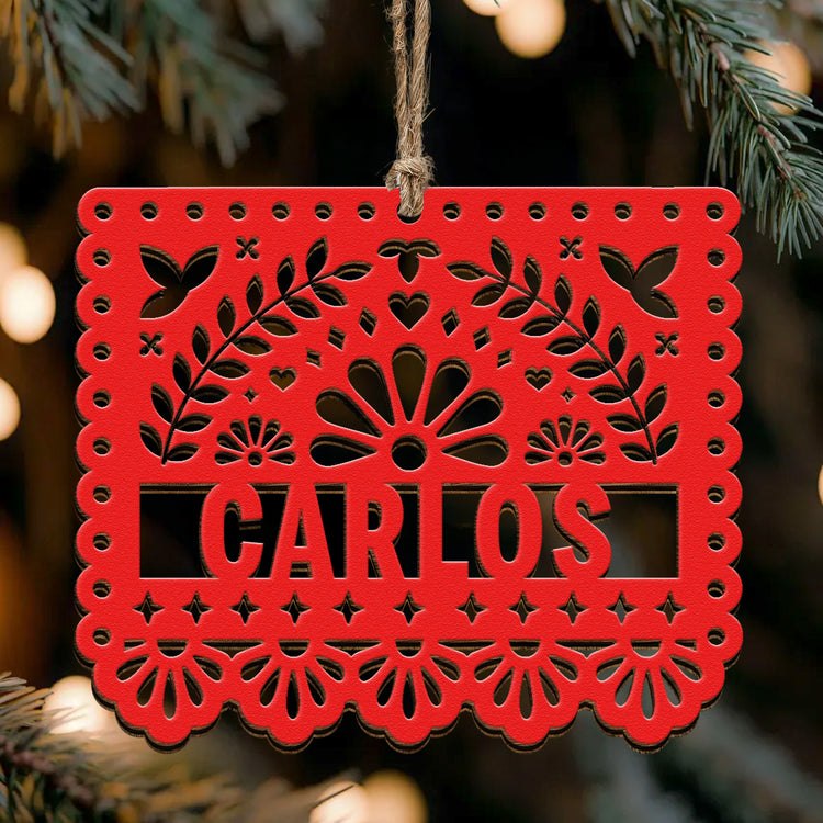 Custom-Papel-Picado-Ornament-Gift-For-Family-Mom-Dad--Personalized-Ornament-3