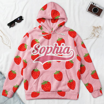 Custom Pattern And Name Gift For Kids - Personalized Hoodie