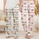 Custom_Pet_Face_Striped_Pattern_Gift_For_Pet_Lovers_Personalized_Lounge_Pants_1