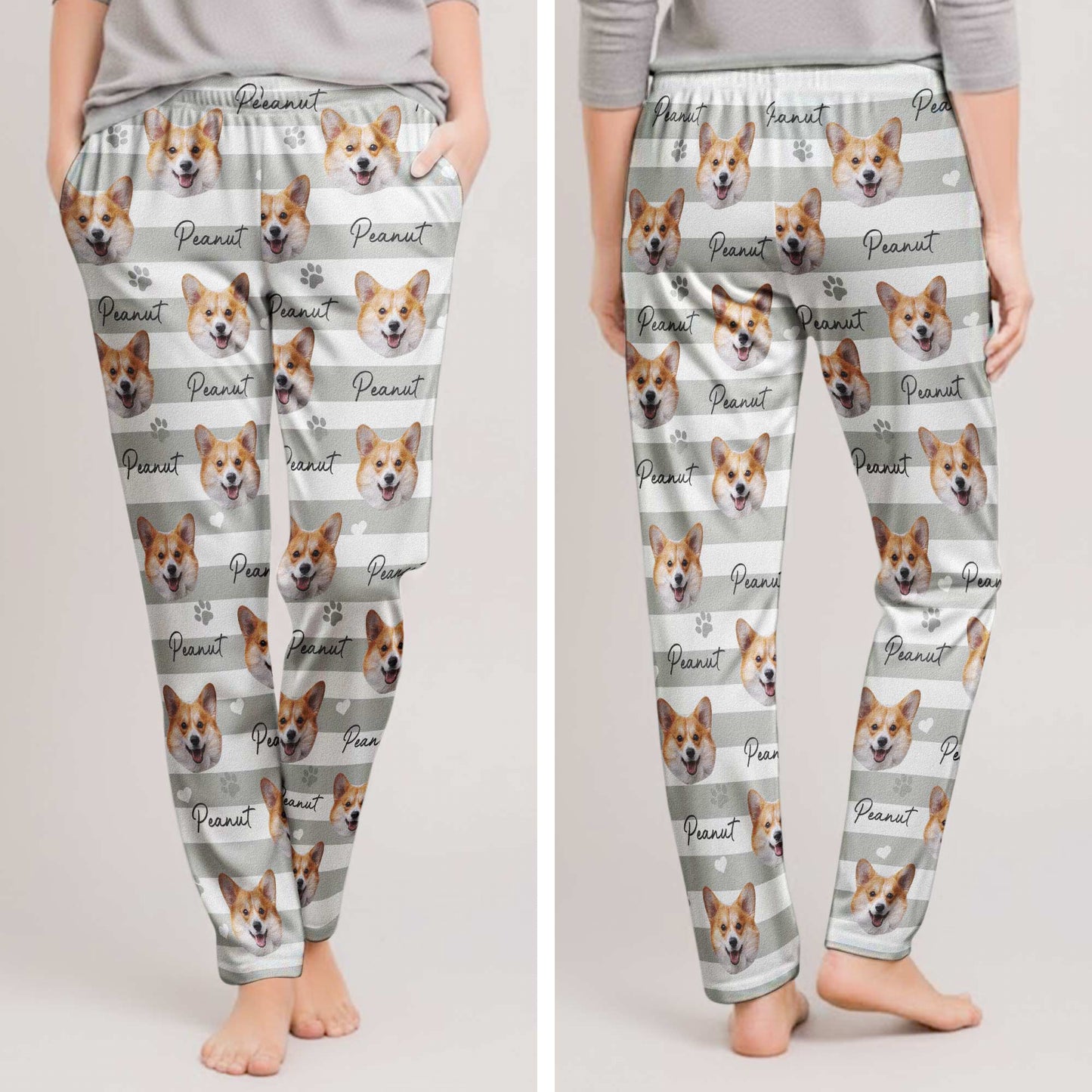 Custom_Pet_Face_Striped_Pattern_Gift_For_Pet_Lovers_Personalized_Lounge_Pants_5