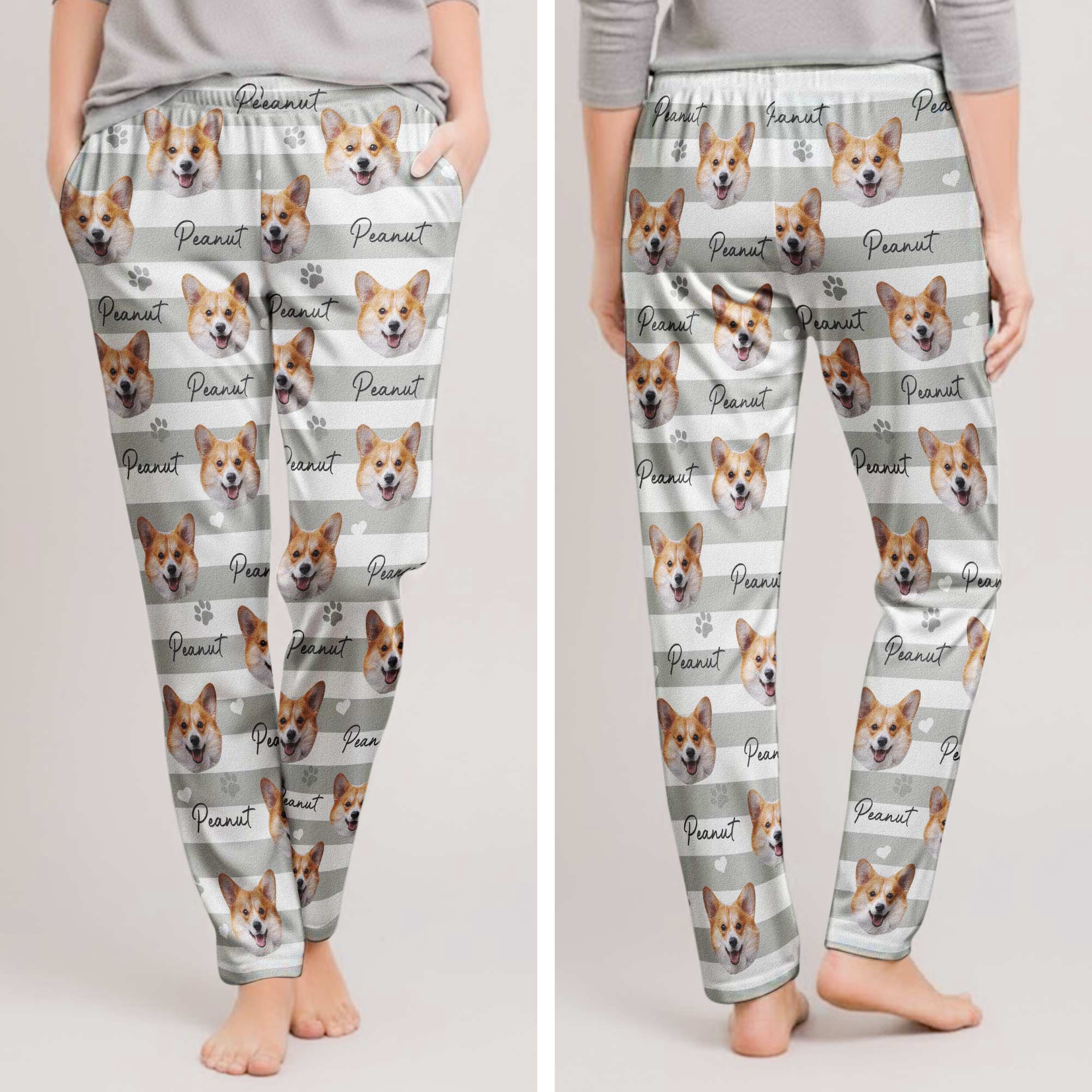 Custom_Pet_Face_Striped_Pattern_Gift_For_Pet_Lovers_Personalized_Lounge_Pants_5
