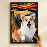 Custom-Pet,-Family,-Friend-Photo-Funny-Scream-Halloween-Art-Personalized-Poster-5