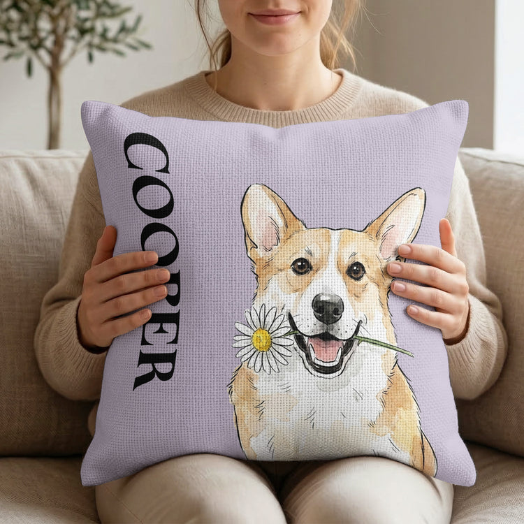 Custom-Pet-Funny-Style-Art-Watercolor-Personalized-Pillow-Cover-6