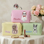 Custom-Pet-&-Name-Colorful-Stripes-Bag-Personalized-Makeup-Bag-1
