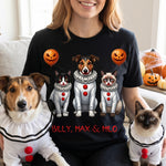 Custom-Pet-Photo-Creepy-Clown-Personalized-Shirt-1