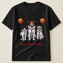 Custom-Pet-Photo-Creepy-Clown-Personalized-Shirt-3