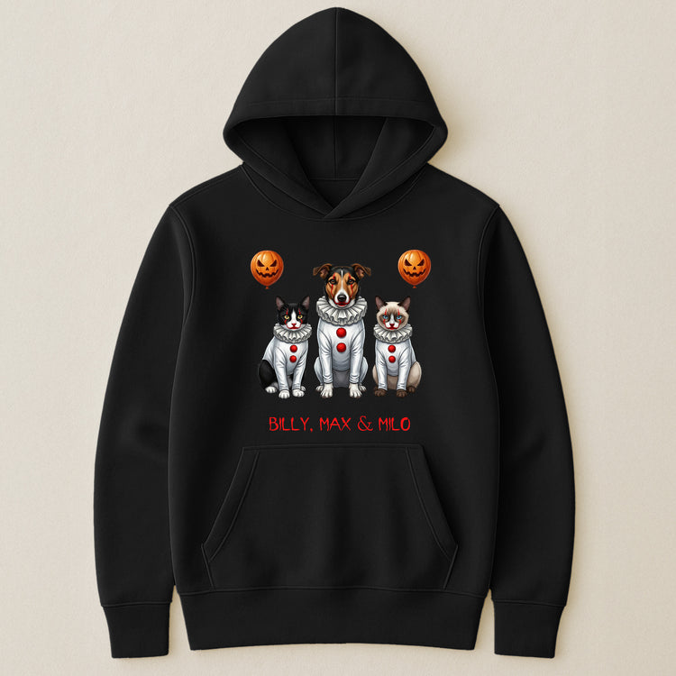 Custom-Pet-Photo-Creepy-Clown-Personalized-Shirt-4