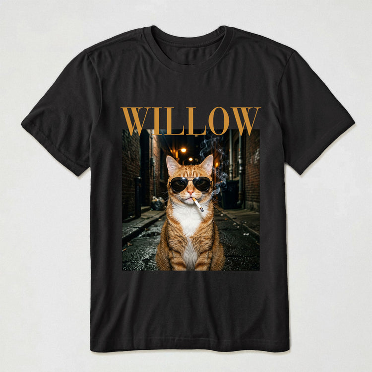 Custom-Pet-Photo-Funny-Meme-Gift-For-Pet-Lovers-Vintage-Graphic-Tee-Personalized-Shirt-2