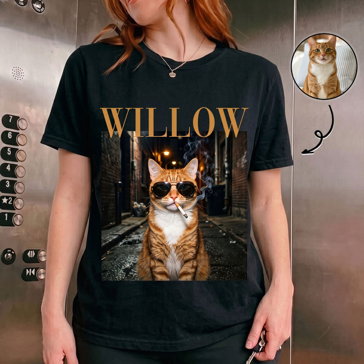 Custom-Pet-Photo-Funny-Meme-Gift-For-Pet-Lovers-Vintage-Graphic-Tee-Personalized-Shirt-6