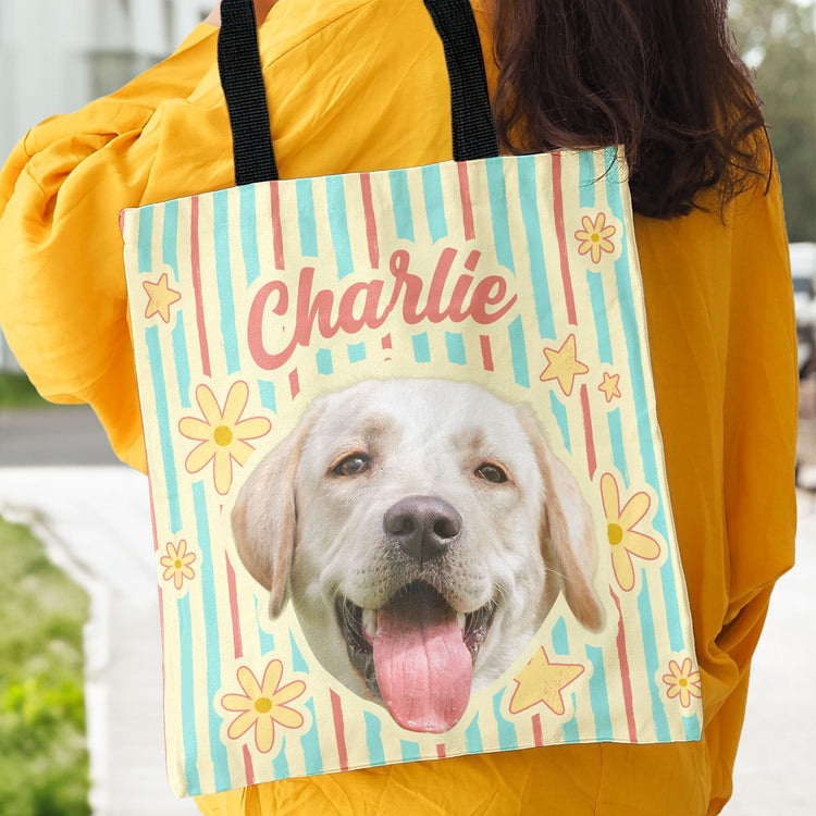 Custom-Pet-Photo-Vintage-Bag-For-Dog-Mom,-Cat-Mom-Personalized-Tote-Bag-5