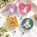 Custom-Pet-Photo-Watercolor-Art-Colorful-Name-Personalized-Badge-Reel-1