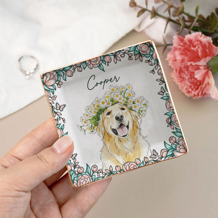 Custom-Pet-Photo-Watercolor-New-Version-Gifts-For-Dog-Mom-Cat-Mom-Personalized-Jewelry-Dish-6