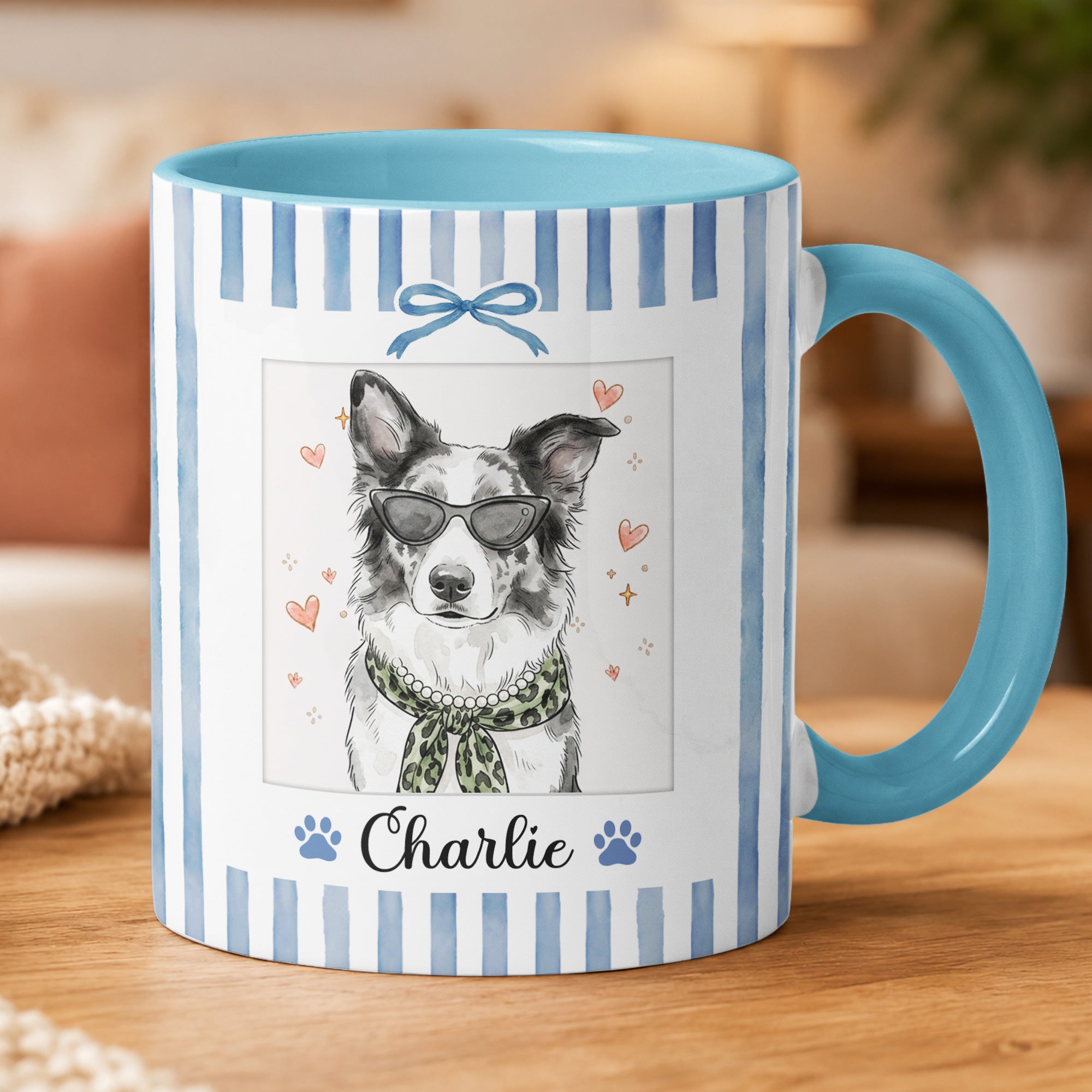 Custom-Pet-Photo-Watercolor-New-Version-Gifts-For-Dog-Mom-Cat-Mom-Personalized-Mug-2