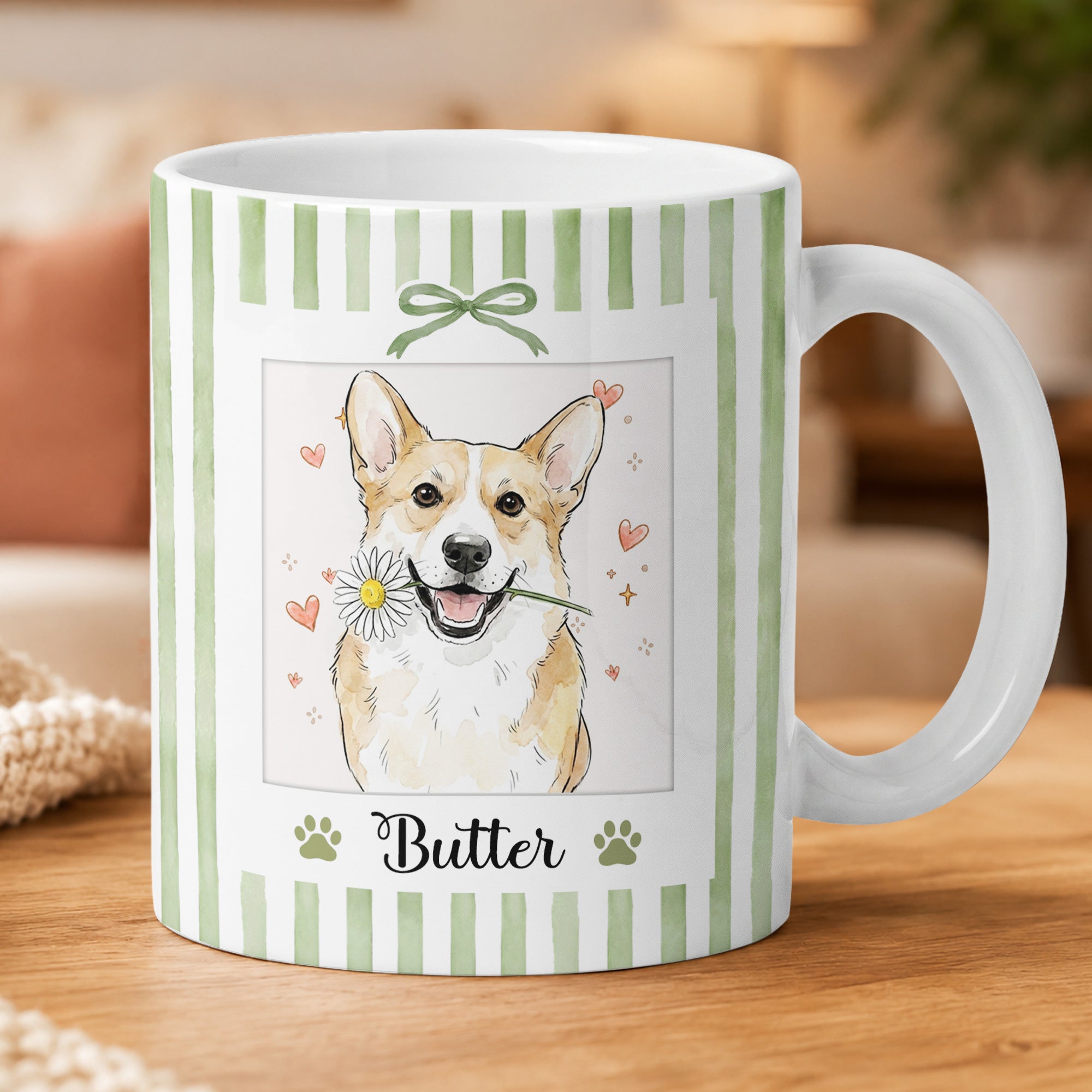 Custom-Pet-Photo-Watercolor-New-Version-Gifts-For-Dog-Mom-Cat-Mom-Personalized-Mug-3