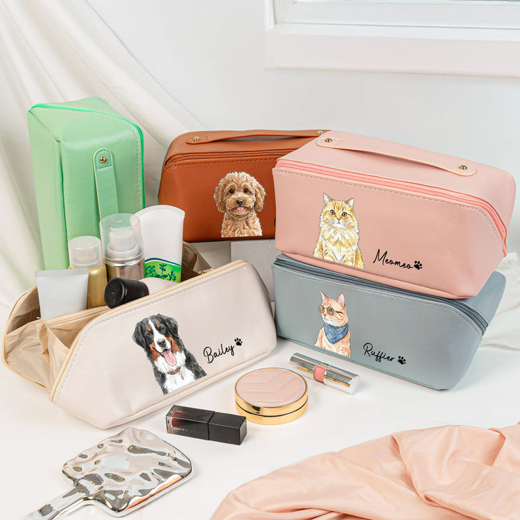 Custom-Pet-Photo-Watercolor-Portrait-Gift-For-Pet-Lovers-Personalized-Makeup-Bag-2