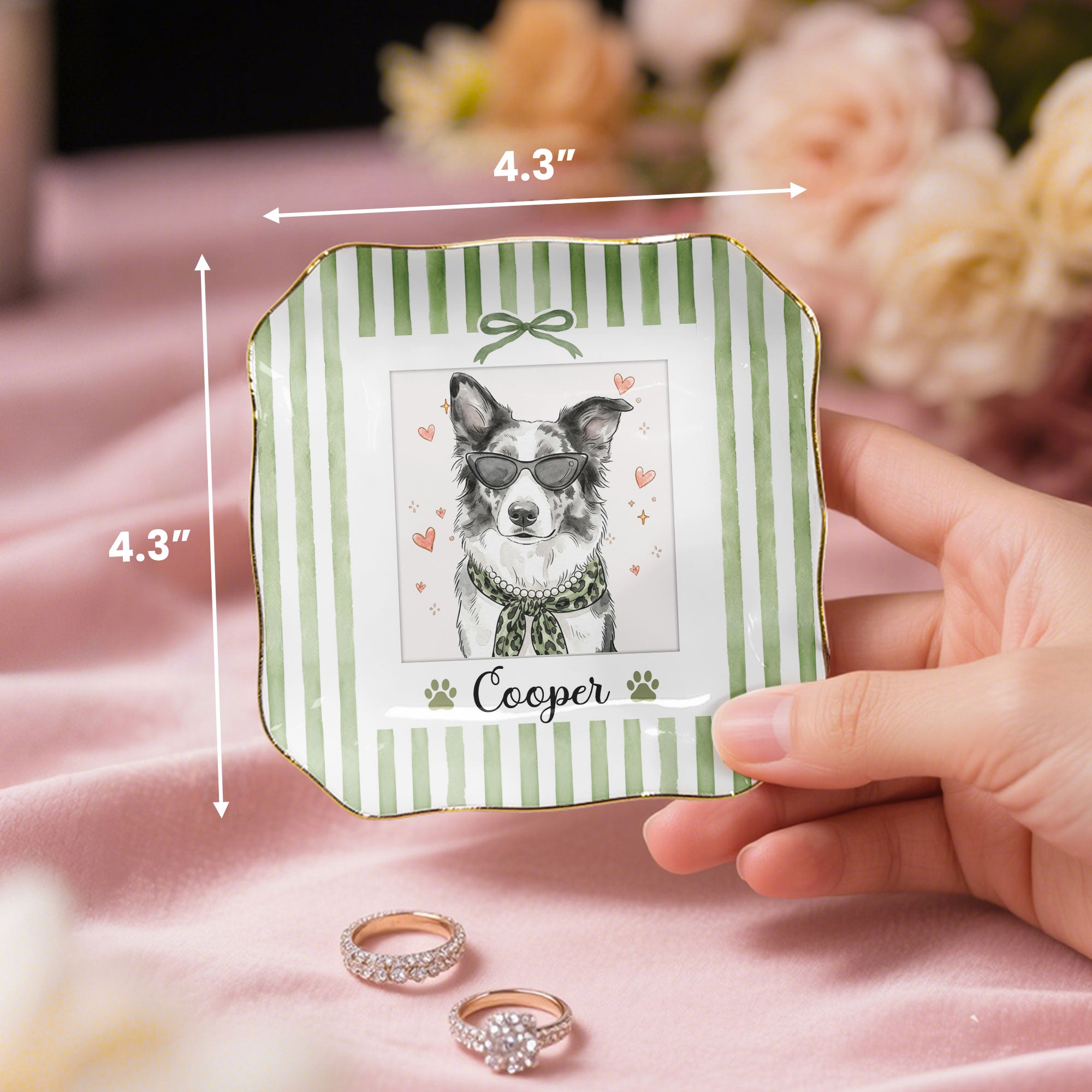 Custom-Pet-Photo-Watercolor-Striped-Pattern-Personalized-Jewelry-Dish-7