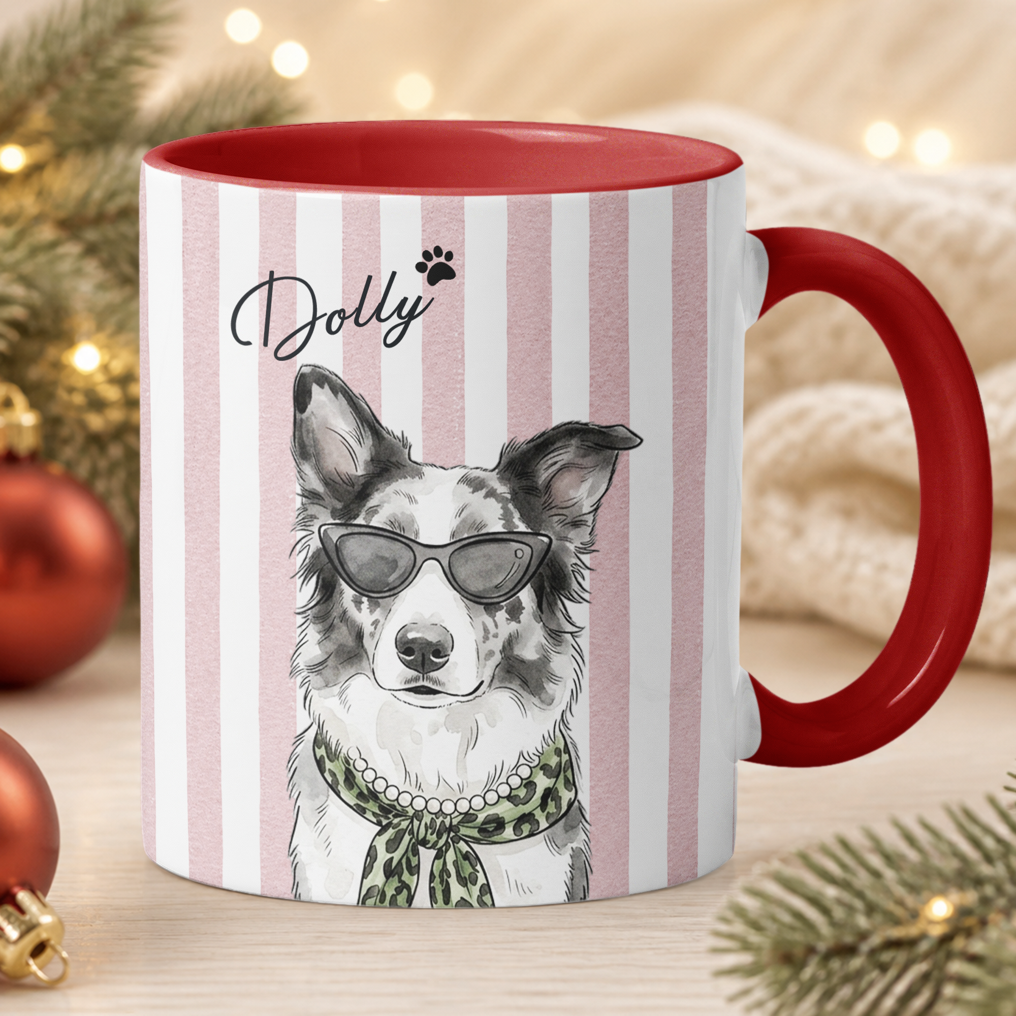 Custom-Pet-Photo-Watercolor-Striped-Patterns-New-Version-Pet-Lovers-Gifts-Personalized-Mug-2