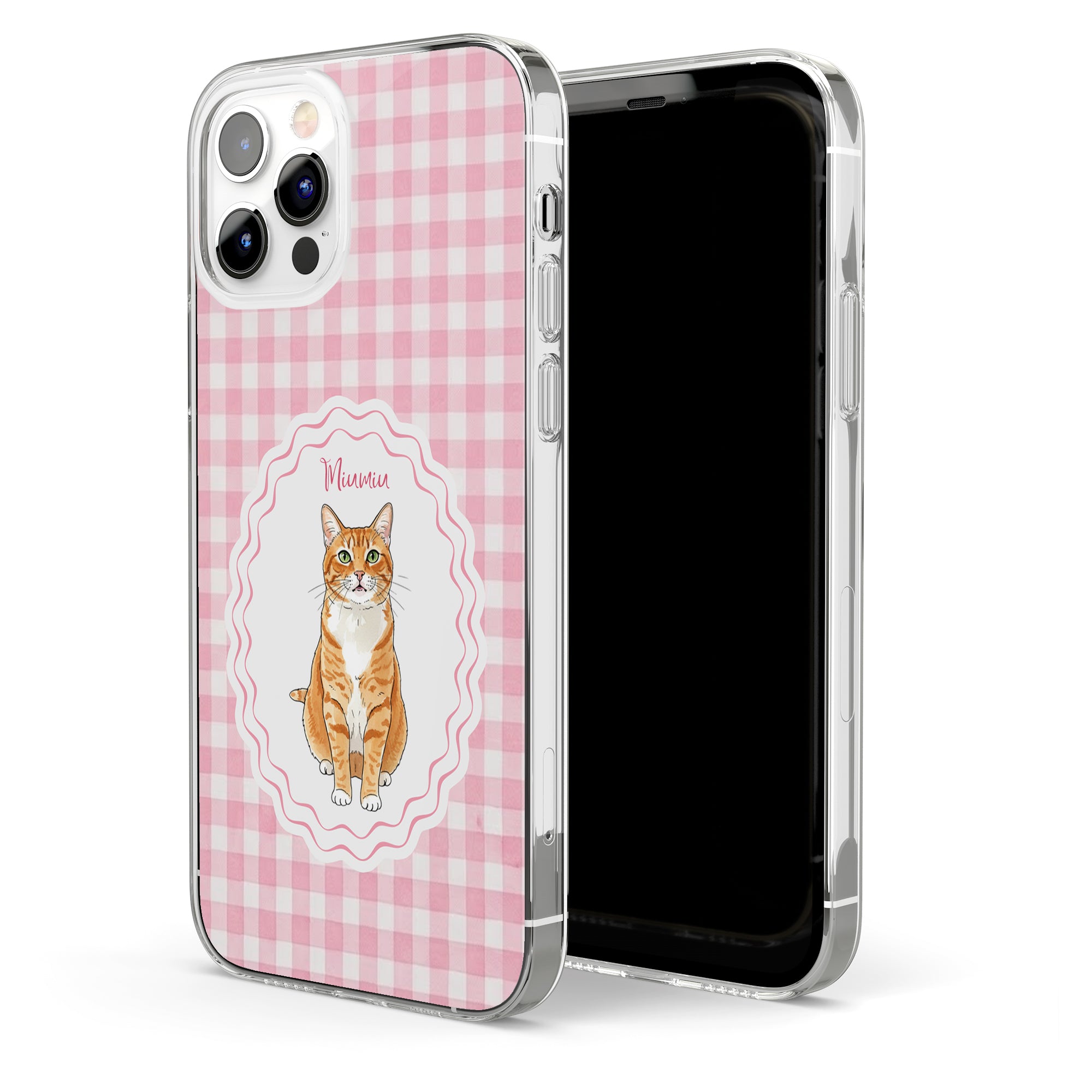 Custom-Pet-Portrai-Watercolor-Striped-Pattern-Personalized-Phone-Case-4