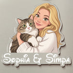 Custom-Pet-Portrait-Cartoon-Art-Gift-For-Pet-Lovers--Personalized-Magnet-2