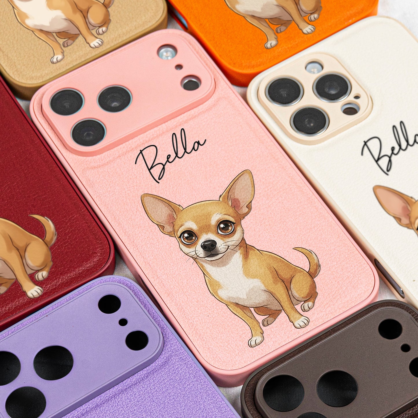 Custom-Pet-Portrait-Cartoon-Style-Art-New-Version-Personalized-Phone-Case-4