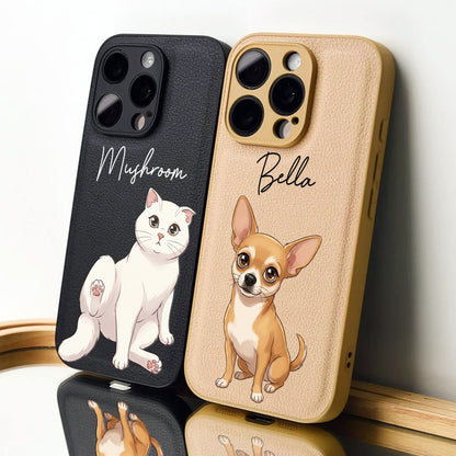 Custom-Pet-Portrait-Cartoon-Style-Art-New-Version-Personalized-Phone-Case-5