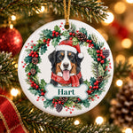 Custom-Pet-Portrait-Christmas-Watercolor-Art-Personalized-Ornament-6