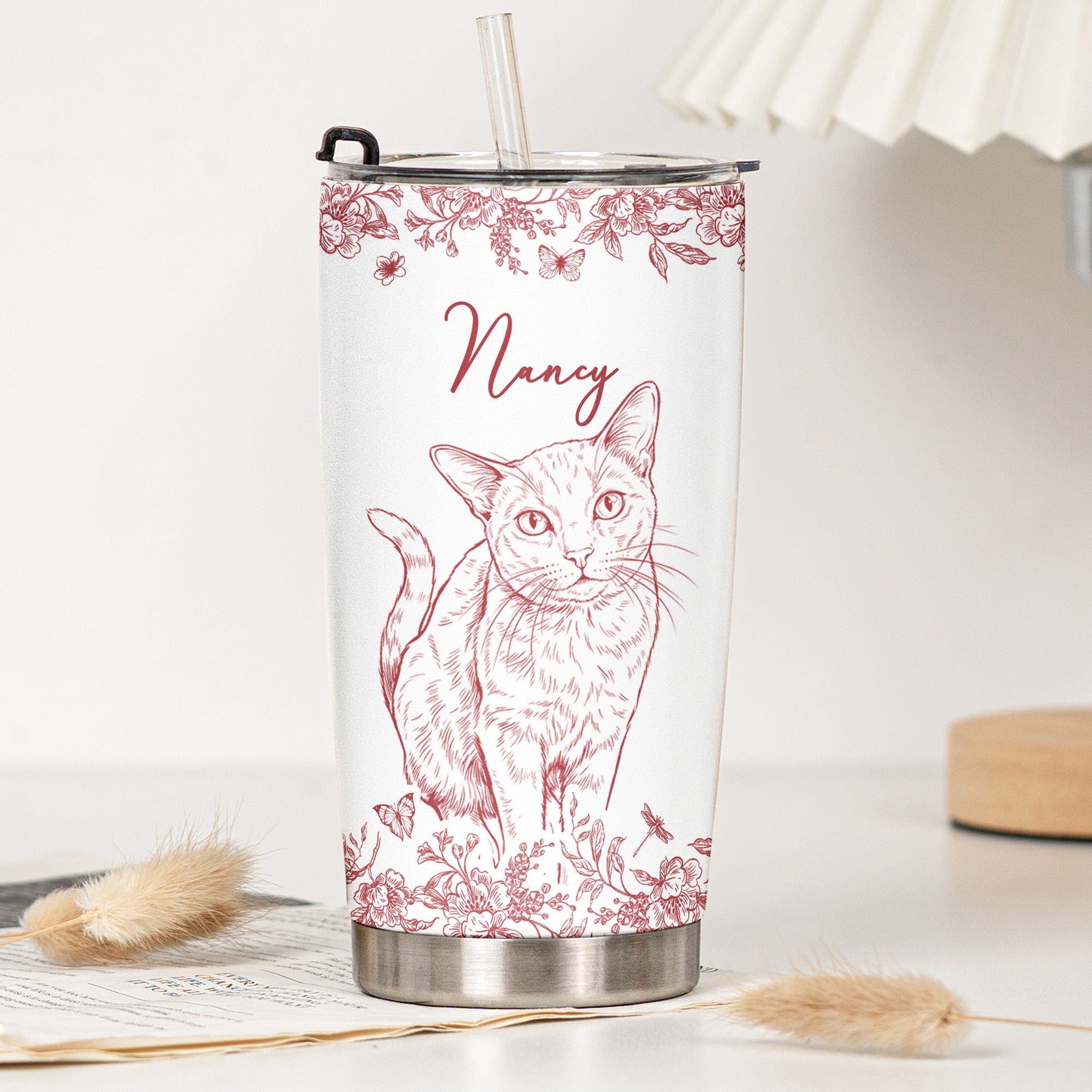 Custom-Pet-Portrait-Cup-Gift-For-Dog-Lover-Cat-Lover-Personalized-Tumbler-Cup-5